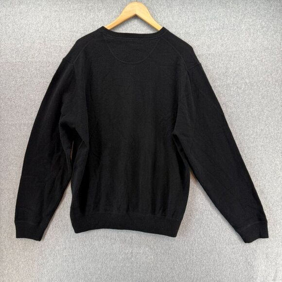 Mens Alashan Size XL Black Cashmere Sweater Crewneck Classic Soft Capsule Luxury - Picture 5 of 10